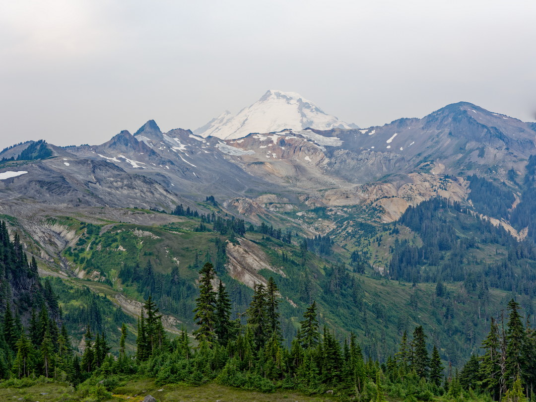 Above: Looking Back Towards Baker