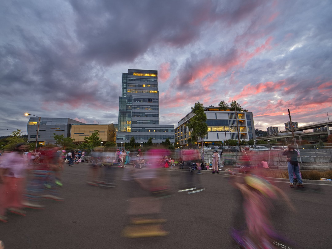 Above: Secret Roller Disco at Sunset